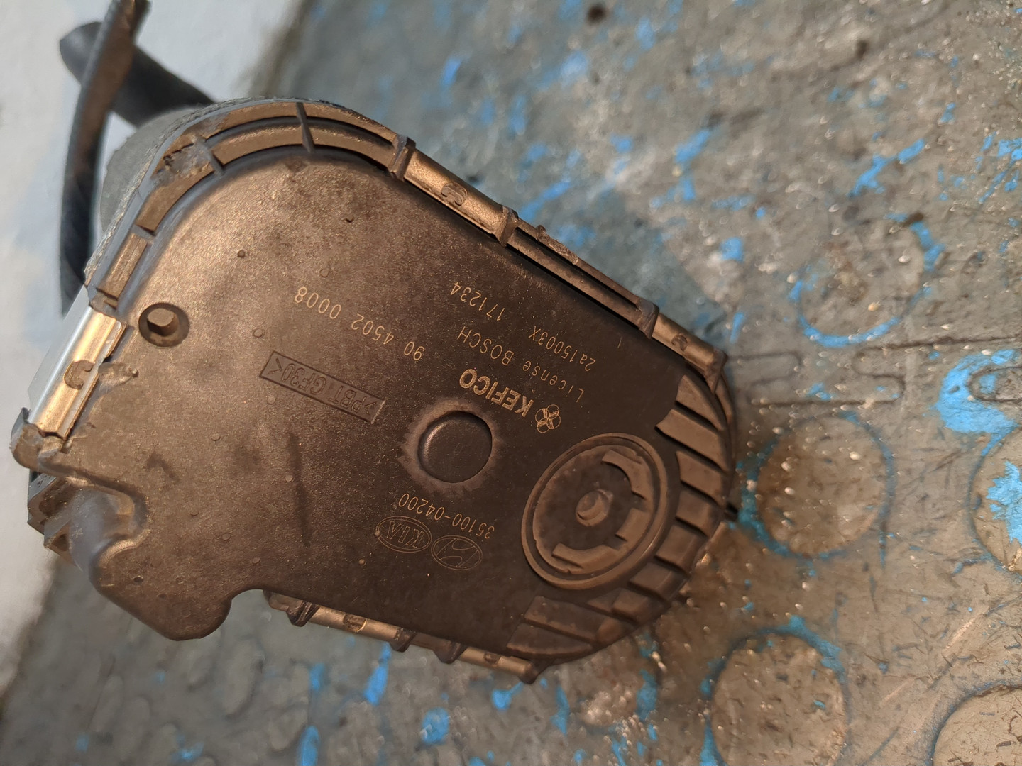 Заслонка дроссельная электрическая