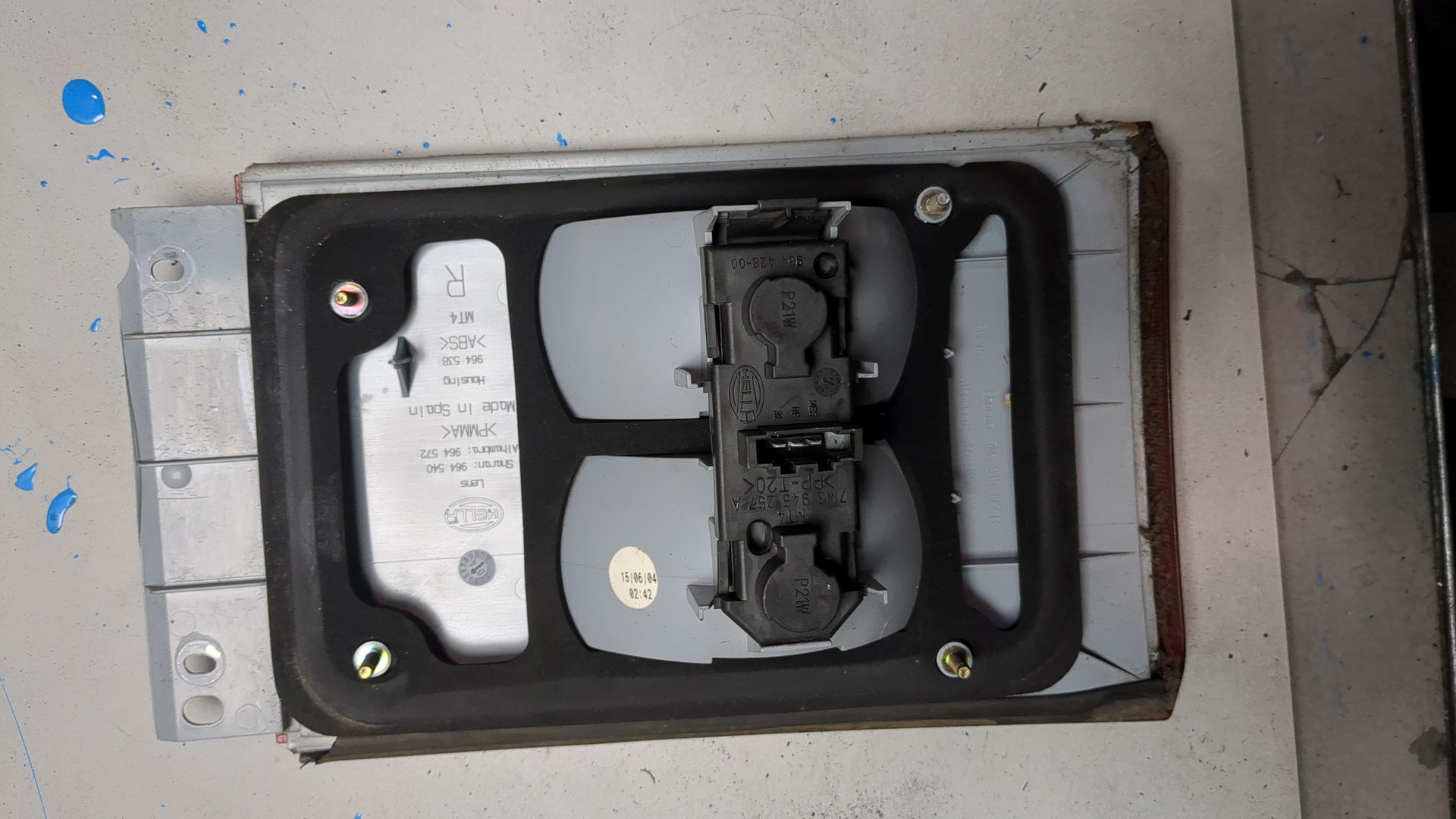 Фонарь задний внутренний правый