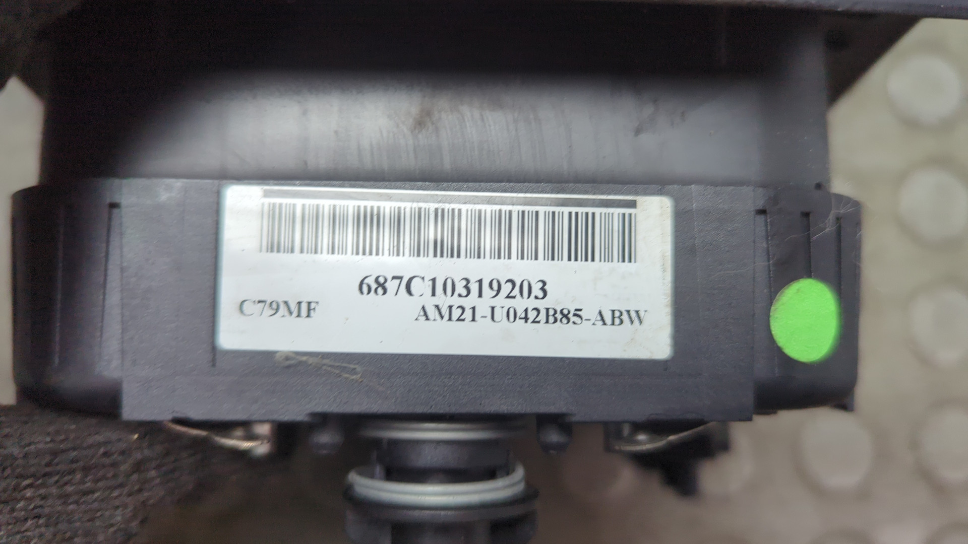 Подушка безопасности в рулевое колесо