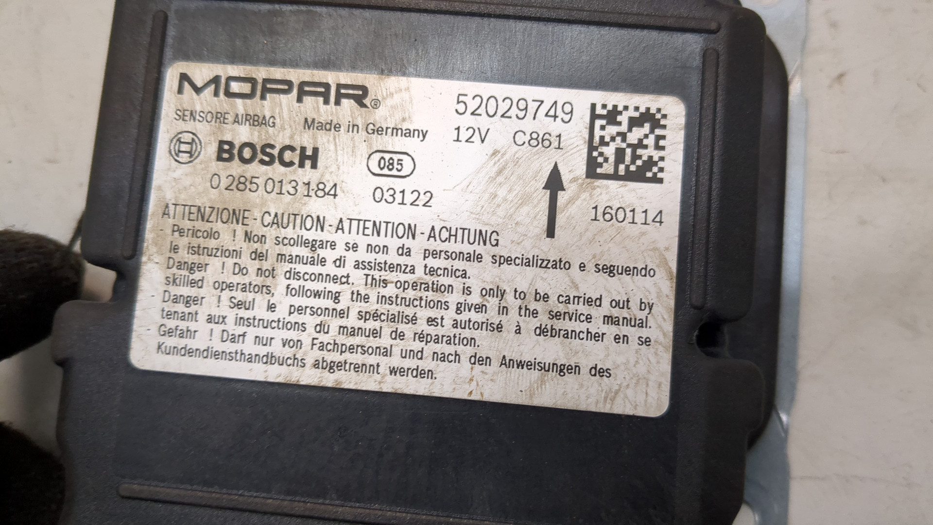 Блок управления подушек безопасности (AIR BAG)