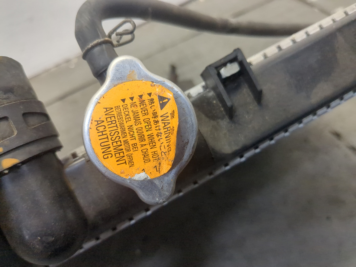 Радиатор охлаждения двигателя основной