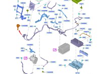 2515178, LX6T14300UAAD Провод высоковольтный Ford Focus 4 2018- 8619214 #4