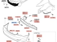 866331R200 Кронштейн бампера Hyundai Accent (Solaris) 2010-2018 8919155 #4