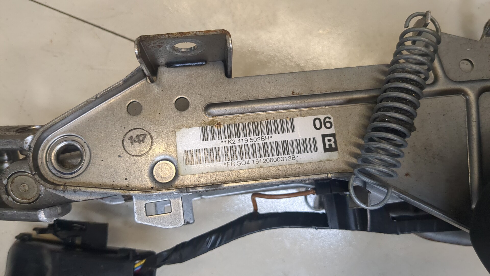 Колонка рулевая