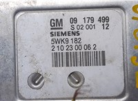 09179499, 5WK9182 Блок управления двигателем Opel Astra G 1998-2005 9181327 #2