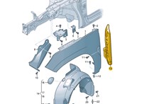  Пластик (обшивка) моторного отсека Skoda Kodiaq 9255048 #4