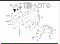 3CN809535 Кронштейн (лапа крепления) Volkswagen Atlas 2017-2020 20040879 #4