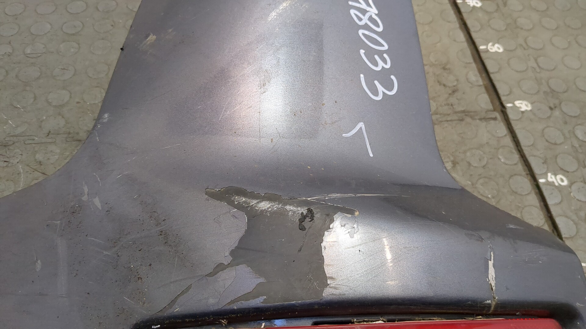 Накладка заднего бампера левая