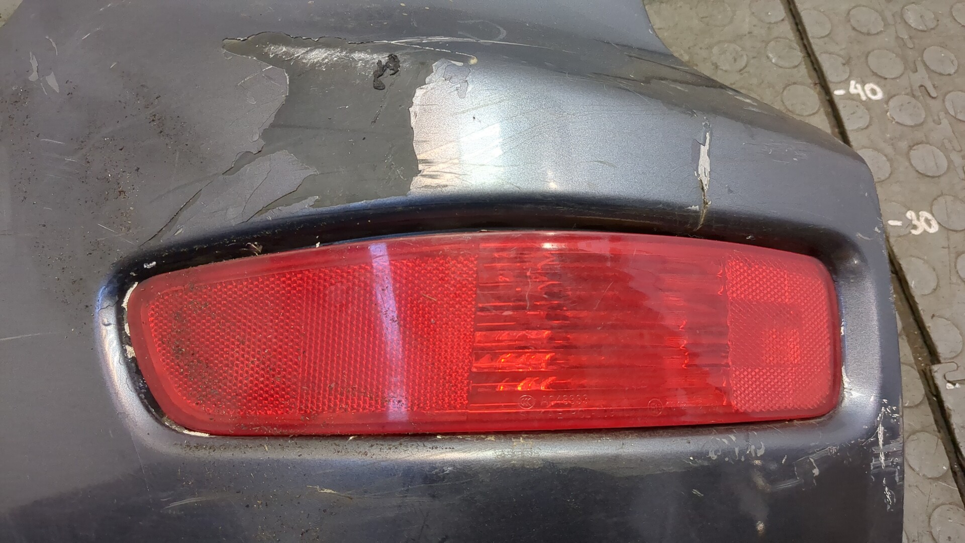 Накладка заднего бампера левая