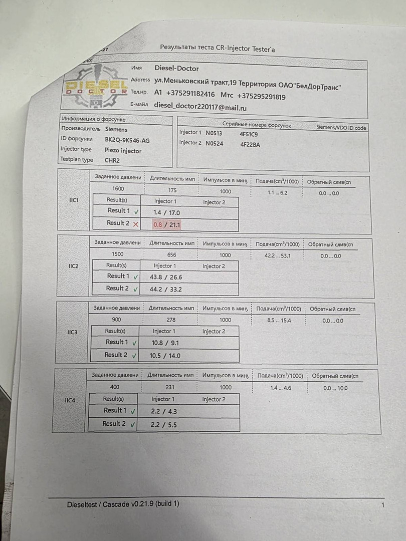 Форсунка дизельная электрическая