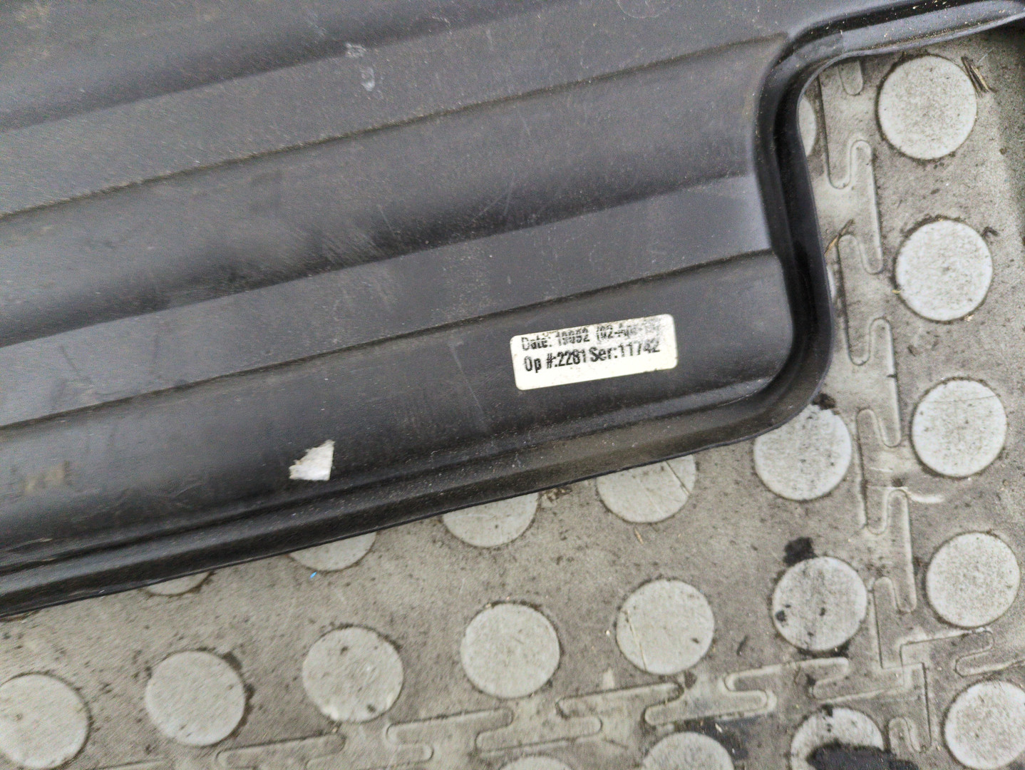 Коврик бардачка